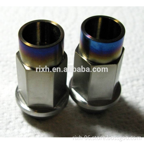 china titanium allory fasteners manufacture titanium stamping bolt nuts titanium micro screw